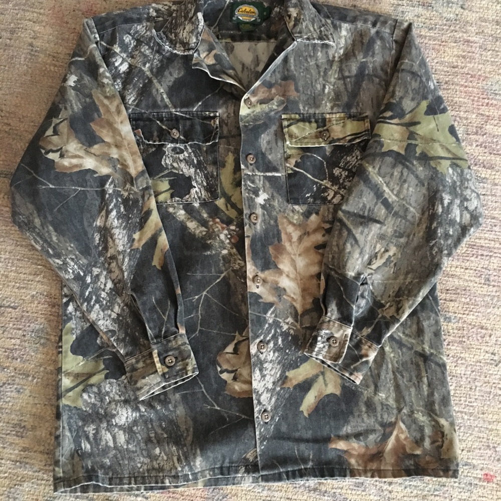 Boys size 16 camouflage shirt